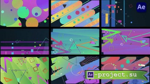 Videohive - Colorful Shape Transitions [After Effects] - 36868140 - Project for After Effects