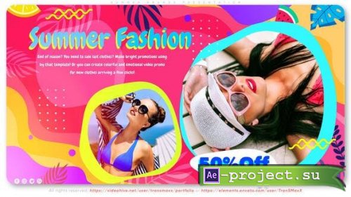 Videohive - Summer Brands Presentation - 36890076 - Project for After Effects