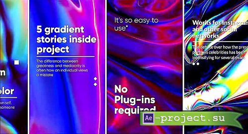 Instagram Stories Liquid Color 88000 - Project for After Effects
