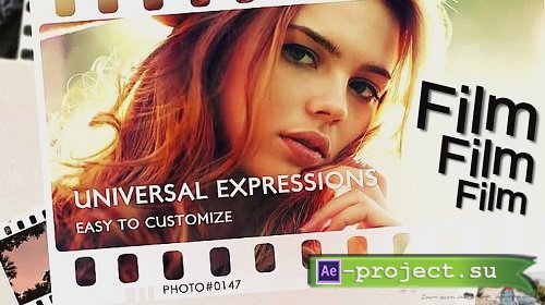 FilmStrip Photo Slideshow 024 - Project for After Effects