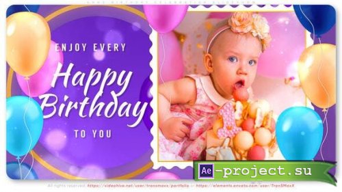 Videohive - Anny Birthday Celebration Slideshow - 36923389 - Project for After Effects