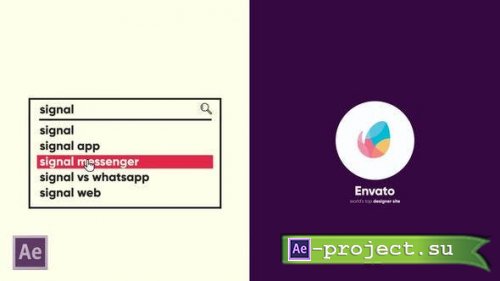 Videohive - Simple Search Logo 4K - 36870723 - Project for After Effects