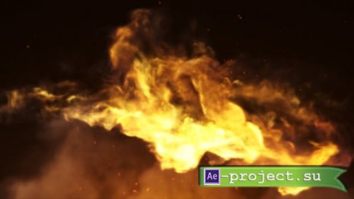 Videohive - Fire Burning Logo Reveal - 36874801 - Project for After Effects