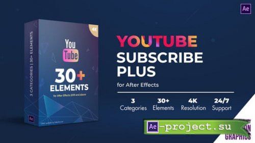 Videohive - Youtube Subscribe Plus - 35411275 - Project for After Effects