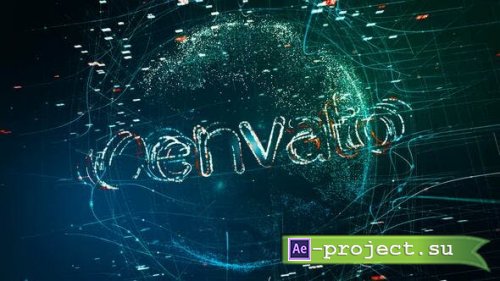 Videohive - Particle 3D Earth Logo Reveal - 30969615 - Project for After Effects