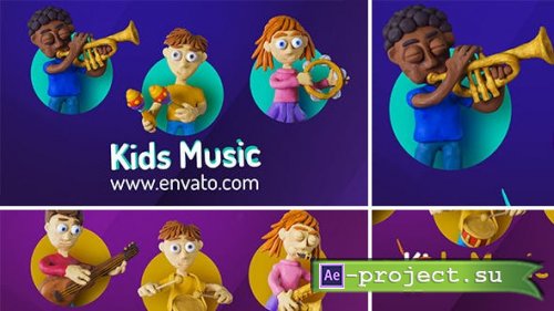 Videohive - Kids Music in Clay - 21488868 - Project for After Effects