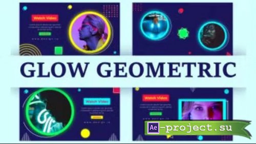 Videohive - Glow Geometric Slideshow - 36976811 - Project for After Effects