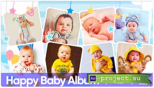 Videohive - Happy Baby Album Slideshow - 36204133 - Project for After Effects