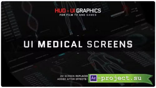 Videohive - HUD - UI Medical Screens - 35849621 - Project for After Effects