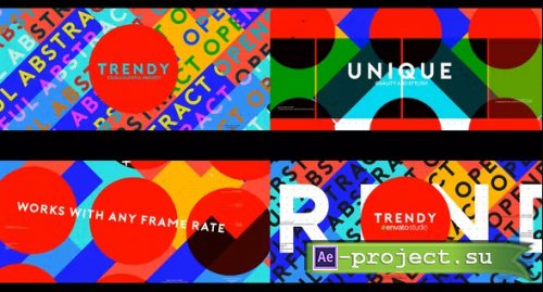Videohive - Trendy Typo Opener - 37002484 - Project for After Effects