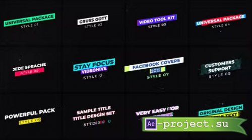 Videohive - Glitch Typography - 37083348 - Project for After Effects