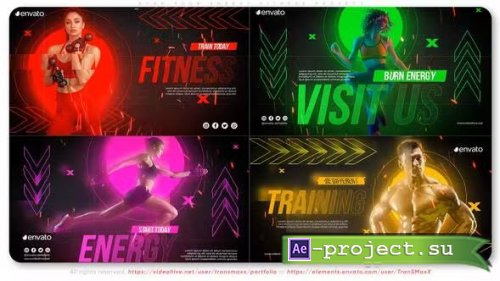 Videohive - Burn Your Energy Fitness Project - 37063642 - Project for After Effects