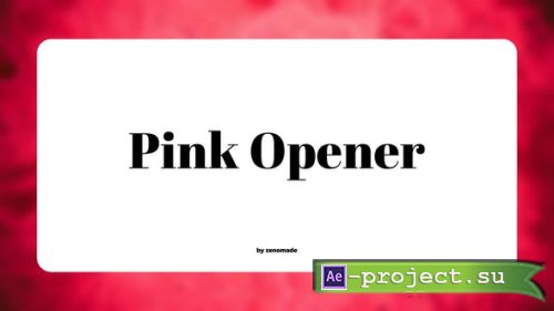 Videohive - Pink. - Modern Opener - 37090836 - Project for After Effects