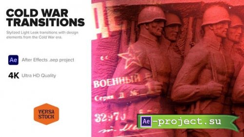 Videohive - Cold War Era Light Leaks Transitions - 36829556 - Project for After Effects