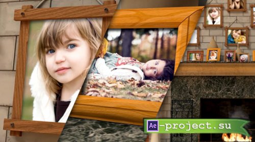 Fireplace Warm Photo Memories - Project for After Effects (Videohive)