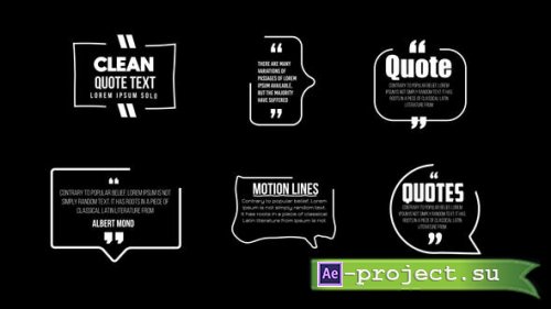Videohive - Clean Quotes - 37140665 - Project for After Effects