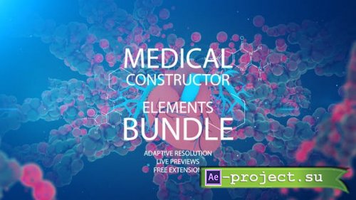 Videohive - Medical Constructor Elements Bundle - 37142546 - Project & Script for After Effects