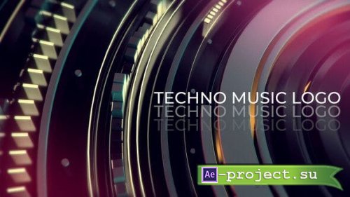 Videohive - Techno Music Logo - 37151003 - Project for After Effects