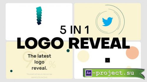 Videohive - 5 in 1 Minimal Logo Reveal Pack - 37169457 - Project for After Effects