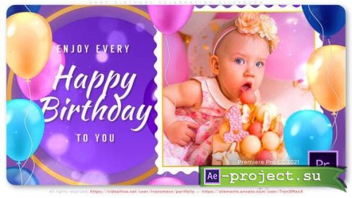 Videohive - Anny Birthday Celebration Slideshow - 37136678 - Premiere Pro Templates