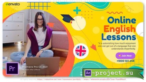 Videohive - Online English Course and Classes - 37139120 - Premiere Pro Templates