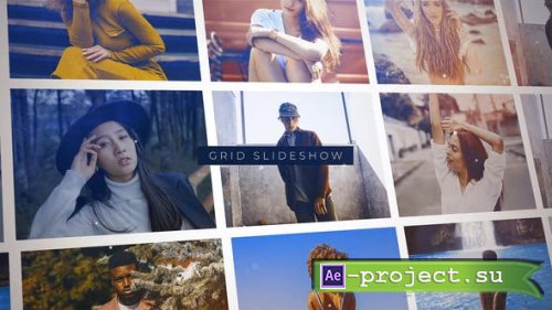 Videohive - Grid Fashion Slideshow - 37159163 - Project for After Effects