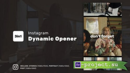 Videohive - Instagram Dynamic Opener - 37179594 - Project for After Effects