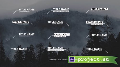 Videohive - Minimal Call Outs | After Effects - 37103088 - Project for After Effects