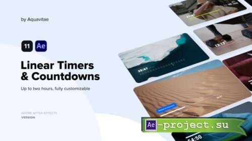 Videohive - Linear Timers & Countdowns - 37187756 - Project for After Effects