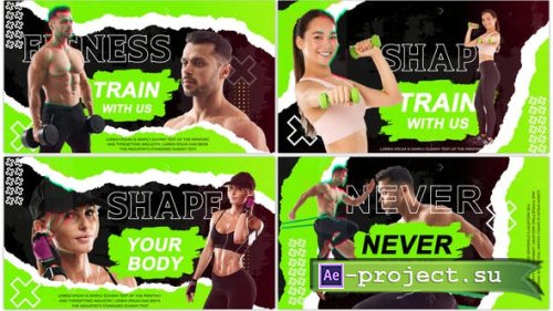 Videohive - Glitch Fitness Promo - 37184501 - Project for After Effects