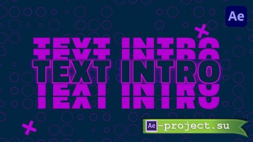 Videohive - Text Intro - 37185041 - Project for After Effects