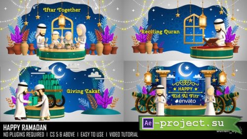 Videohive - Happy Ramadan - 37213306 - Project for After Effects