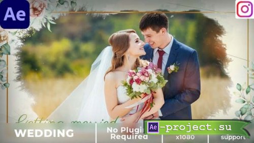 Videohive - Floral Wedding Invitation - 37204263 - Project for After Effects