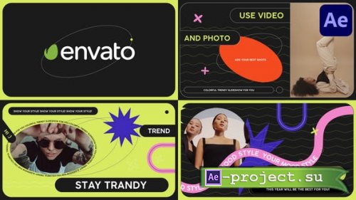 Videohive - Trendy Colorful Slideshow for After Effects - 37223141 - Project for After Effects