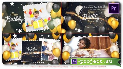 Videohive - Kids Birthday Celebration - 37167326 - Premiere Pro Templates