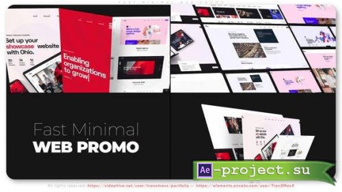 Videohive - Fast Minimal Web Promo - 37241984 - Project for After Effects