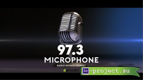 Videohive - Microphone Logo - 37236846 - Project for After Effects