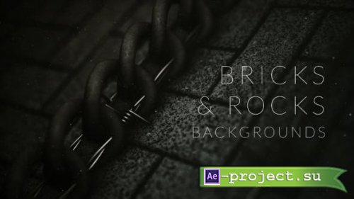 Videohive - 24 - Bricks & Rocks Backgrounds - 35567151 - Project for After Effects