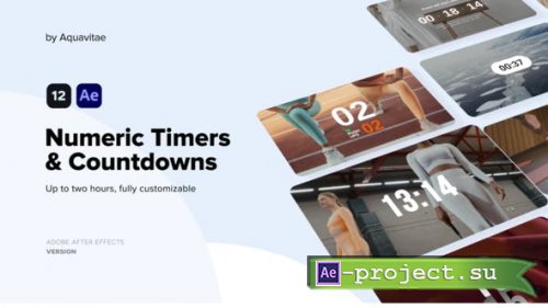 Videohive - Numeric Timers & Countdowns - 37263539 - Project for After Effects