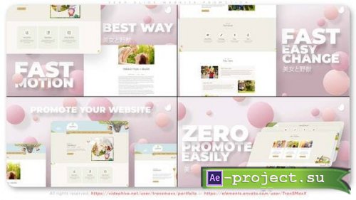 Videohive - Zero Glide Website Promotion - 37291939 - Project for After Effects