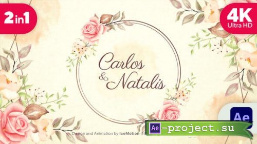 Videohive - Wedding Invitation 4K (2 in 1) - 37289816 - Project for After Effects