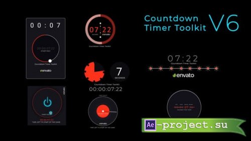 Videohive - Countdown Timer Toolkit V6 - 37300927 - Project for After Effects