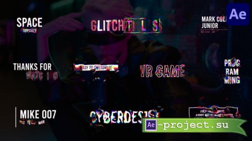 Videohive - Glitch Liquid Titles | After Effects - 37302223 - Project for After Effects