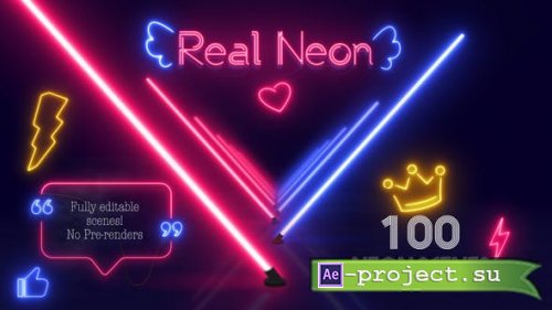 Videohive - Real Neon - 37139796 - Project for After Effects