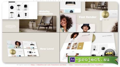 Videohive - Minimal Design Website Promotion - 37299883 - Project for After Effects