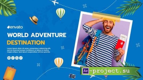 Videohive - Travel And Adventure Slideshow MOGRT - 37260759 - Premiere Pro Templates