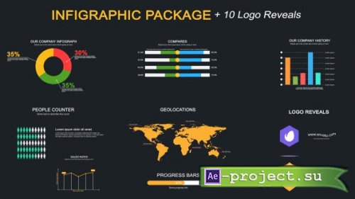 Videohive - Infographic Package - 19307778 - Project for After Effects