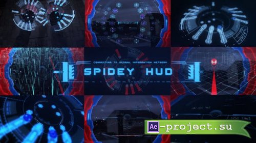 Videohive - Spidey HUD - 24140340 - Project for After Effects