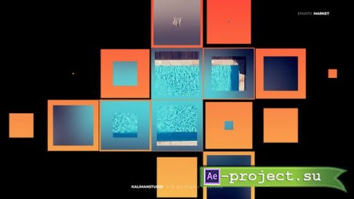 Videohive - Dynamic Mosaic Transitions - 26422322 - Project for After Effects
