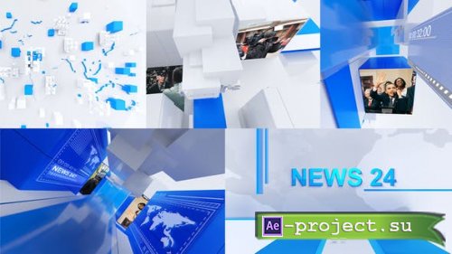 Videohive - Broadcast News Intro - 28520889 - Project for After Effects